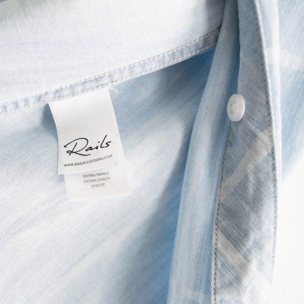 Rails L/S Button Front Soft Boyfriend Shirt - image 4